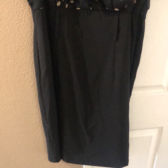 Women’s dress Alyx brand size 12 cream color polka dot and black dress - Picture 3 of 9